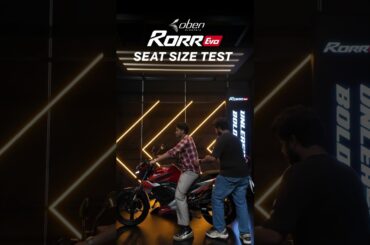Oben Rorr Evo Seat Height & Size Test