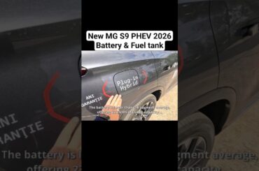2026 MGS9 PHEV SUV 7 seats Plug in Hybrid Battery & Fuel tank capacity #mgs9 #mg #pluginhybrid #phev