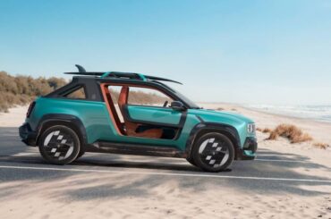 This chic beach car EV concept even has a pickup bed [Images]