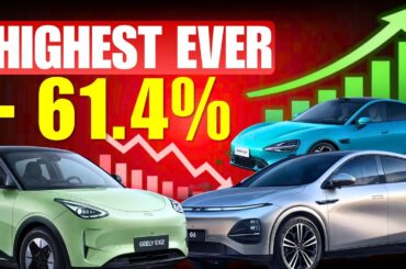 Electric Car Sales Skyrocket in China as PHEV and GAS Sales Collapse