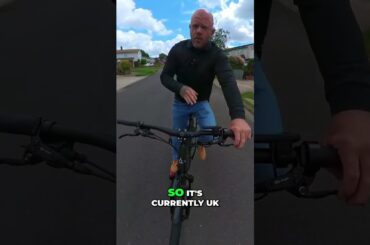 UK Compliant Electric Bike: No Throttle Explained! #shorts
