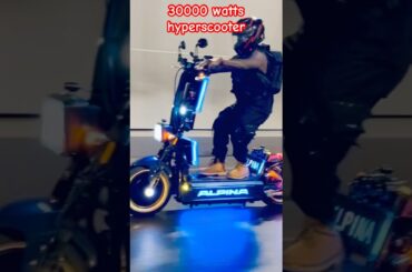30000 watts hyperscooter 90 mph #hyperscooter #escooter #electric #escooters