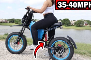 BEST FAST CHEAP Electric Bike "MotorCycle" of 2026? Sasikeibike Y7 Ebike Review Full Suspension