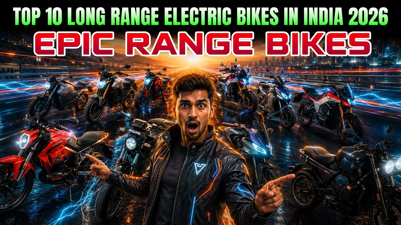 Top 10 Long Range Electric Bikes in India 2026 - EV Bro - EVSHIFT