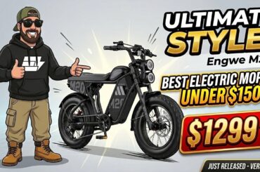 ENGWE M20 3 0 Review - BEST SUPER73 STYLE ELECTRIC MOPED!