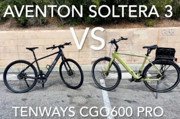 Lightweight E-Bikes - Aventon Soltera vs Tenways CGO600 Pro