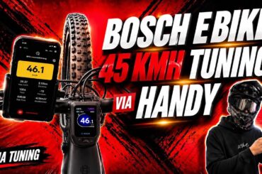 45kmh BOSCH E-BIKE TUNING in UNTER 1 MINUTE!