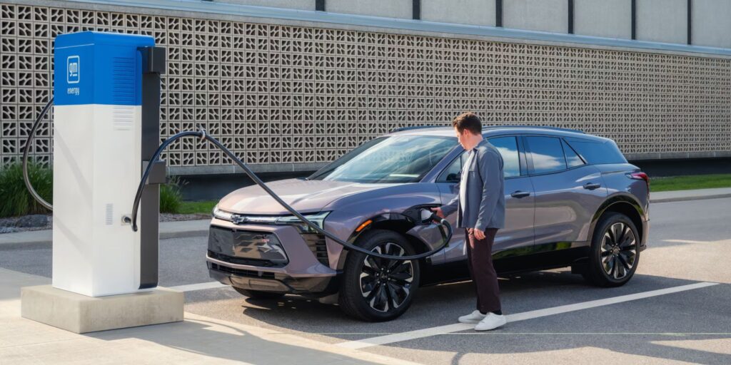 More GM EVs to get NACS. 2025 Chevrolet Blazer EV (Image credit: Chevrolet)