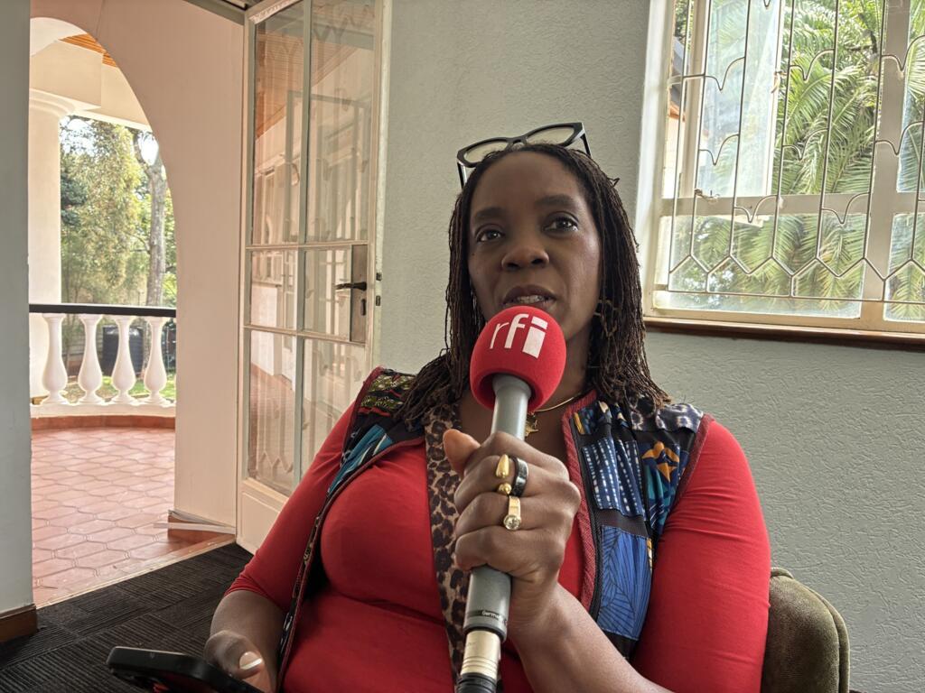 Celeste Tchetgen Vogel is the co-founder & CEO of eWaka, a company focused on electric vehicles and e-mobility in Nairobi,  here photographed on 7 May 2023.