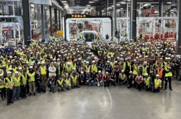 First Tesla Semi electric turck rolls off high volume production line