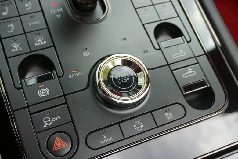 2026 Bentley Continental GTC S start button