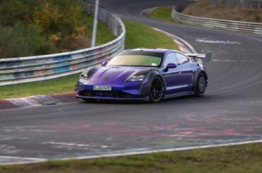 Porsche Taycan Sets New Nürburgring Record with Manthey Kit