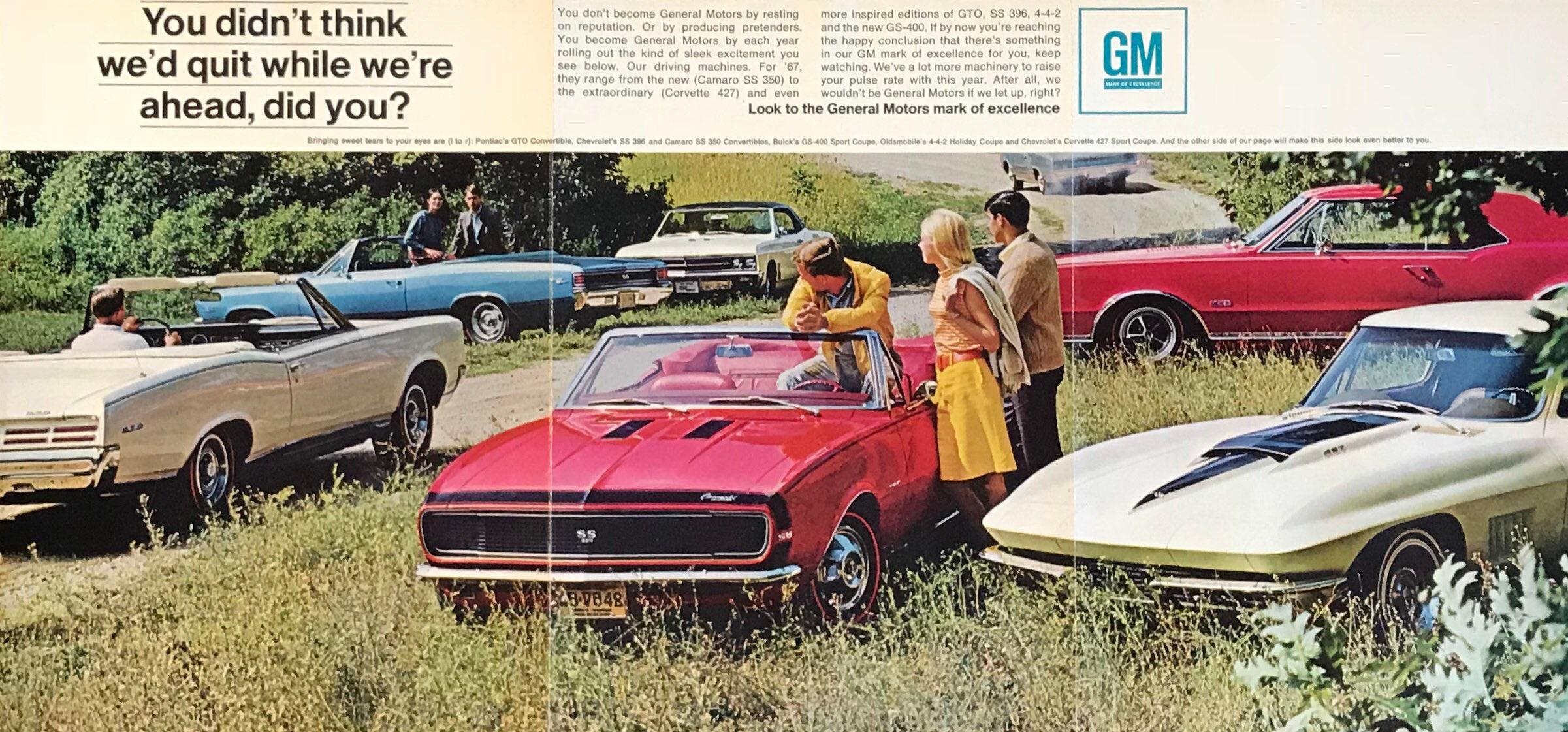 General Motors high performance cars from the 1967 model year, vintage ...