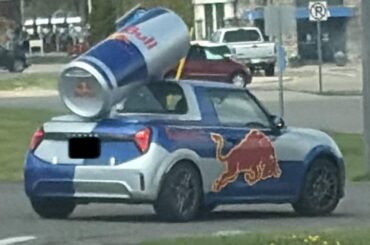 [Mini Cooper Red Bull] sighting in the wild