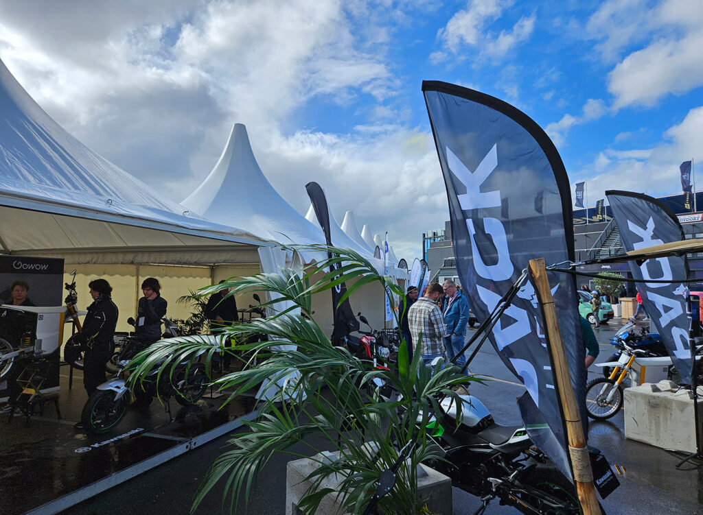 EV Experience - THE PACK Plaza - EV Pavilion - Electric Motorcycle News
