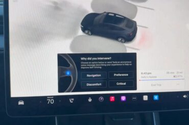 Tesla Updates FSD Disengagement Menu, Again: Smaller, Less Intrusive and "Hack" to Dismiss