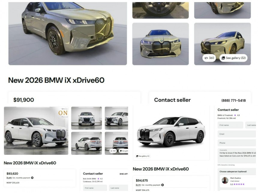 2026 iX xDrive60 for Sale