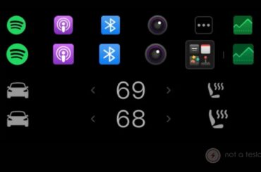 A Closer Look at Tesla's Larger Spring Update Icons and How Much Bigger They Are