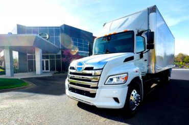 Hino LE Series electric medium-duty truck debuts at ACT Expo