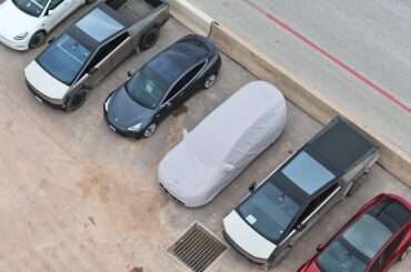 Tesla's 6-Seat Model Y L Spotted Under Covers at Giga Texas