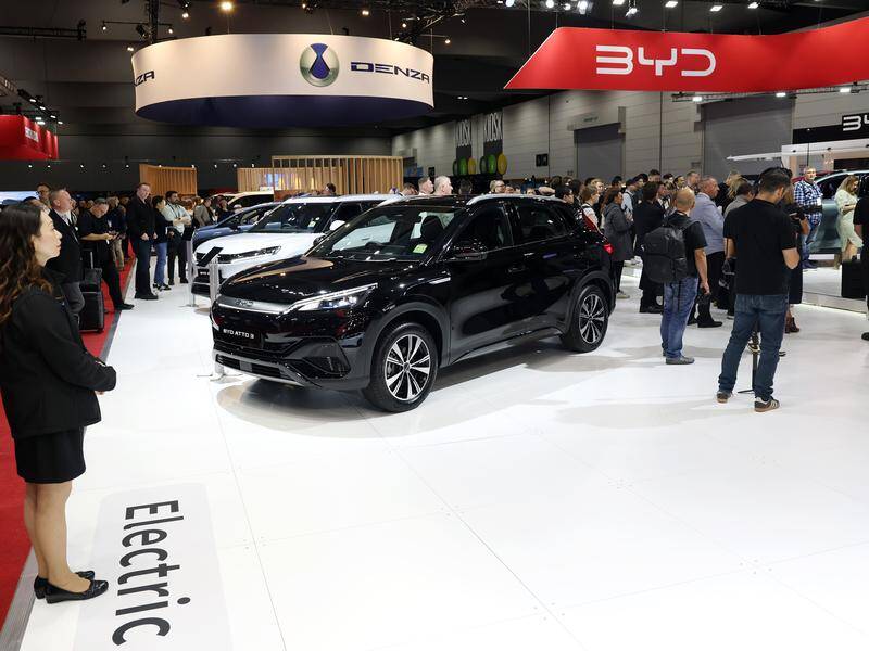 BYD's Sealion 7 SUV was Australia's top-selling electric car in April. Photo: Con Chronis/AAP PHOTOS