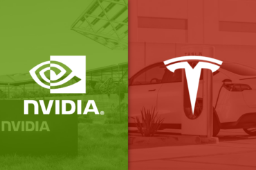 Nvidia and Tesla logos.
