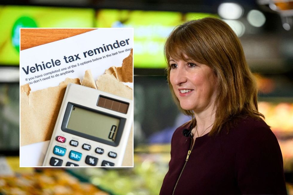 Vehicle tax reminder and Chancellor Rachel Reeves