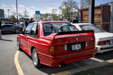 [BMW M3 E30] during a classics event in Montréal, Quebec