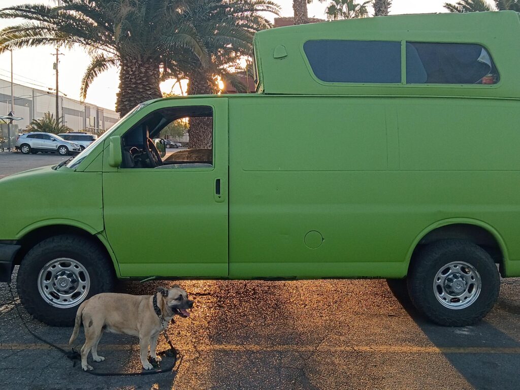 An actual camper van