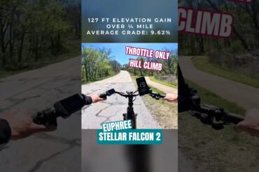 Throttle-Only Hill Climb Test | Euphree Stellar Falcon 2
