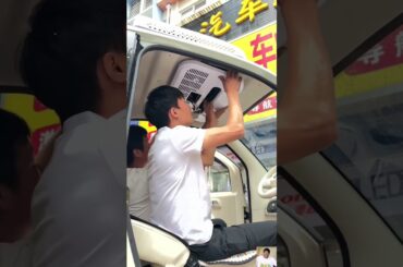 AC Fitting on four wheel electric car