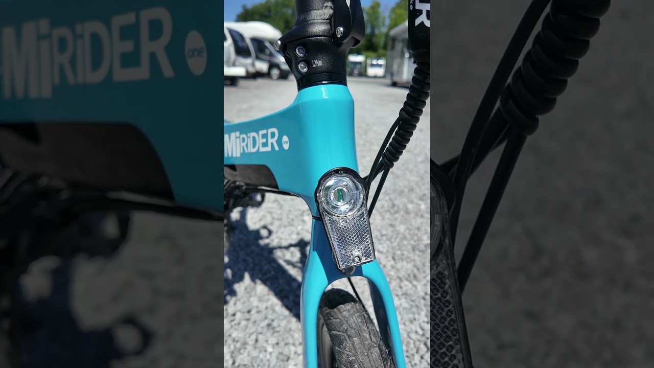MiRider E Bike in Unique Azure Blue MiRider E Bike in Unique Azure Blue