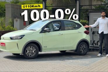 *100-0% Extreme Test* Tata Tiago EV Real Life Range Test | Worth in 10 Lakh ?