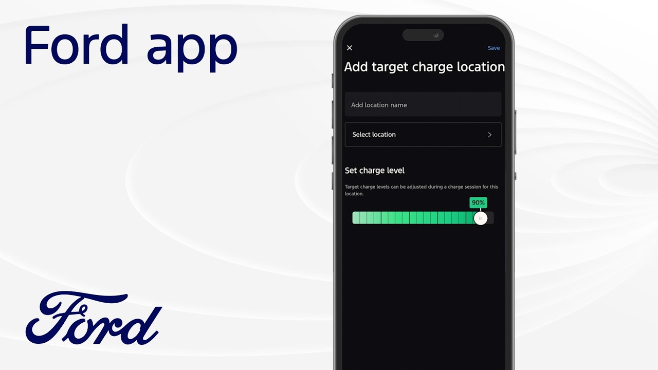 Ford app | How to set vehicle target charge Ford app | How to set vehicle target charge