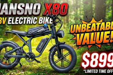 2026 Jansno X80 48v Electric Bicycle - Street Legal Power Bank!