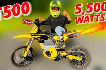 The ROCKET SHIP of E-Bikes!!! Tasaca T500.. It’s FAST!