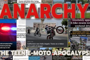 CHAOS, LAWLESSNESS, & DESTRUCTION: Teens on Electric Motorcycles are the 'New Hells Angels'