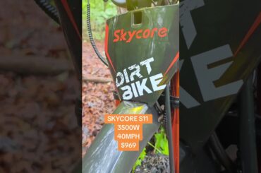 Skycore S11 $969 Electric Dirt Bike #Ebike #Nature