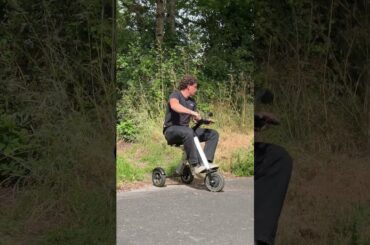 EXITING THE FOREST WITH THE ES-35 MOBILITY SCOOTER #electricvehicle  #asmr  #pmr  #mobility