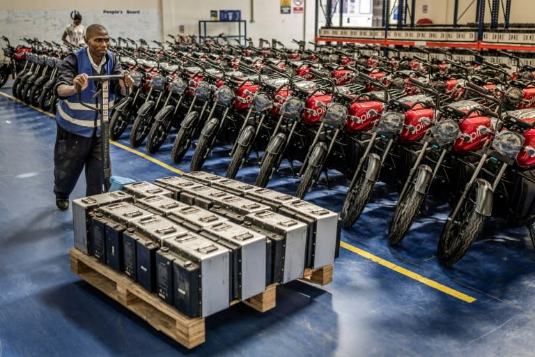 In Kenya, electric motorbikes have seen a 40-percent sales boost from the war in the Middle East (Luis TATO)