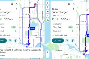 Tesla Supercharger Predicted Availability Now Available in Google Maps