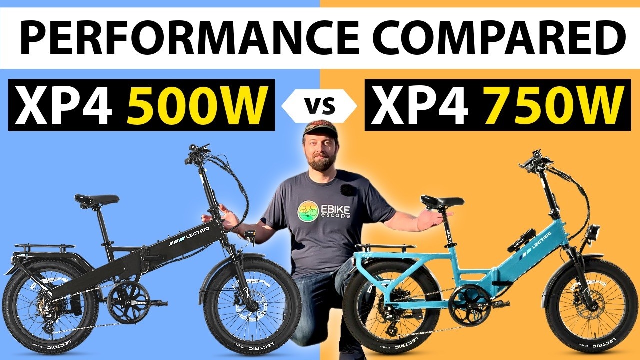 Lectric XP4 500W vs 750 | The Real World Range Difference Lectric XP4 500W vs 750 | The Real World Range Difference