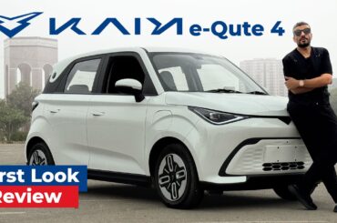 Kaiyi e-Qute 4 First Look Review | Most Affordable EV?