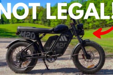 Riding an Illegal 40MPH "E-Bike" (Engwe M20 3.0)