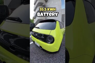 Honda e: Electric car with 220km+ range. #electriccar #hondacars #evcar #car