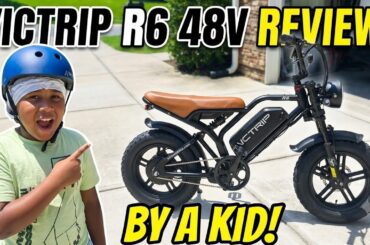 Kid Reviews Victrip R6 48V Electric Bike #StreetLegal