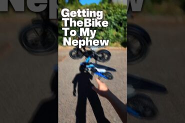 Surprising My 8 Year Old Nephew With His Dream Bike! #ebike #ebikes