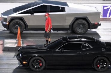Electric Cars vs V8 Muscle