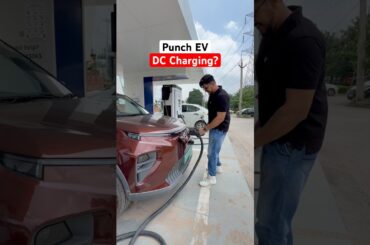 Tata Punch EV charging cost at fastest DC Charger? #manishbhardwaj #fastchargingev #punch #shorts