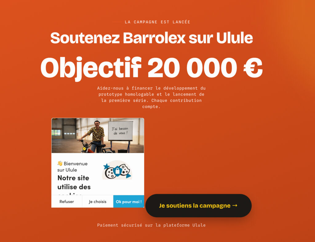 Barrolex - Crowdfunding Ulule - THE PACK - Electric Motorcycle News